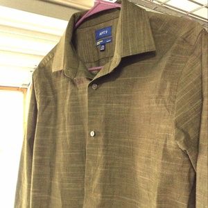 APT. 9 Dress Shirt, Premier Flex Slim Fit, Pine